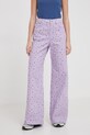 United Colors of Benetton jeansy fioletowy 44P2DE01O