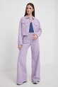 Τζιν παντελόνι United Colors of Benetton 44P2DE01O μωβ SS24