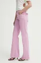 różowy Sisley jeansy