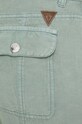 Брюки с примесью льна Guess CLAY зелёный W4GA88.WG8N0