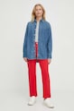 Rifle Levi's 501 CROP 36200.0323 červená SS24