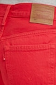 Levi's jeansy 501 CROP czerwony 36200.0323