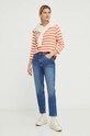 Rifle Levi's 80S MOM JEAN A3506 tmavomodrá SS25