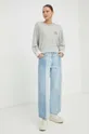 Levi's jeansy BAGGY CROP niebieski