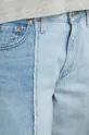 niebieski Levi's jeansy BAGGY CROP