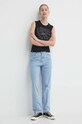 Dickies jeansi ELLENDALE DENIM DK0A4XEK albastru SS24