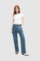 AllSaints jeansi FLORENCE Planet friendly turcoaz WE526Z