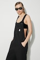 Carhartt WIP salopetă din denim Bib Overall Straight I032965.8902 negru