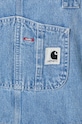 Джинсовий комбінезон Carhartt WIP Bib Overall Straight I033018.01ZO блакитний