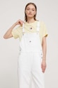Джинсовий комбінезон Tommy Jeans DW0DW17557 білий SS24