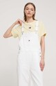 Tommy Jeans kantáros farmernadrág DW0DW17557 fehér SS24