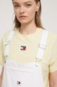 Rifľové nohavice na traky Tommy Jeans biela DW0DW17557