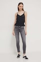 Rifle Tommy Jeans Scarlett DW0DW17595 sivá SS24