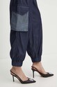 MAX&Co. pantaloni de bumbac bleumarin 2416181053200