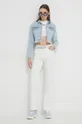 Τζιν παντελόνι Karl Lagerfeld Jeans λευκό