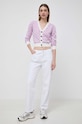 Karl Lagerfeld jeansi 241W1107 alb SS24