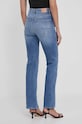 Odzież Pepe Jeans jeansy SLIM JEANS UHW SPLIT PL204686 niebieski