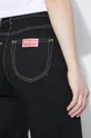 negru Kenzo jeansi Solid Sumire Cropped
