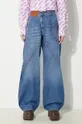 niebieski JW Anderson jeansy Twisted Workwear Jeans