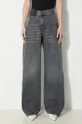 szary JW Anderson jeansy Twisted Workwear Jeans