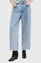 AllSaints jeansy BLAKE CROPPED JEAN niebieski