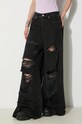 Traperice VETEMENTS Destroyed crna UE64PA130B