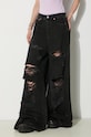 VETEMENTS jeansy Destroyed czarny UE64PA130B