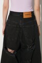 Traperice VETEMENTS Destroyed UE64PA130B crna