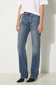 Fiorucci farmer Mid Blue Straight Fit Jeans kék W01FPDJE075DN01DN02