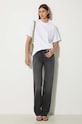 Rifle Fiorucci Faded Black Straight Fit Jeans W01FPDJE075DN01DN05 čierna SS24