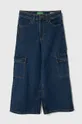 темно-синій Дитячі джинси United Colors of Benetton Для дівчаток