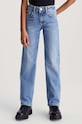 Τζιν παντελόνι Calvin Klein Jeans με ρύθμιση μπλε IG0IG02374.PPYH