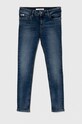 Calvin Klein Jeans jeansy dziecięce z regulacją niebieski IG0IG02384.PPYH