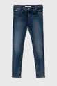 блакитний Дитячі джинси Calvin Klein Jeans Для дівчаток
