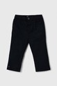 Tommy Hilfiger spodnie dziecięce z elastanem granatowy KN0KN01745.PPYH