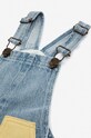 Băieți Bobo Choses salopete din denim pentru copii 124AB098 albastru