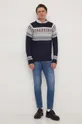 Rifle Pepe Jeans TAPERED JEANS modrá