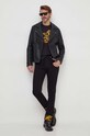 Τζιν παντελόνι Versace Jeans Couture 76GAB5DM μαύρο SS24