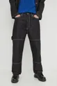 czarny HUGO jeansy 446 Męski