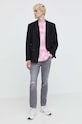 HUGO jeansy 50511319 szary SS24