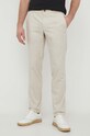 Guess spodnie MYRON z elastanem beżowy M4GB01.WG6H0