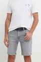 sivá Rifľové krátke nohavice Tommy Hilfiger Pánsky