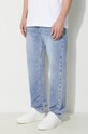 Oblečenie Rifle Billionaire Boys Club Diamond & Dollar Embroidered Denim B24152 modrá