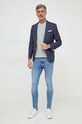 Rifle Calvin Klein Jeans J30J324843 modrá SS24