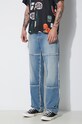 Marcelo Burlon jeans Medium Stone Dnm Straight blue CMYA030S24DEN0013400