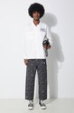 Бавовняні джинси A Bathing Ape Metal One Point Double Knee Denim Work Pants 1J80150052 чорний SS24