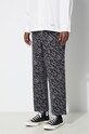 Бавовняні джинси A Bathing Ape Metal One Point Double Knee Denim Work Pants чорний 1J80150052