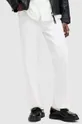 AllSaints jeansy bawełniane LENNY biały