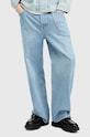 AllSaints jeansy bawełniane LENNY M010EA niebieski AW24