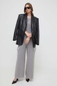 Elisabetta Franchi tuta in cotone grigio KT46S41E2